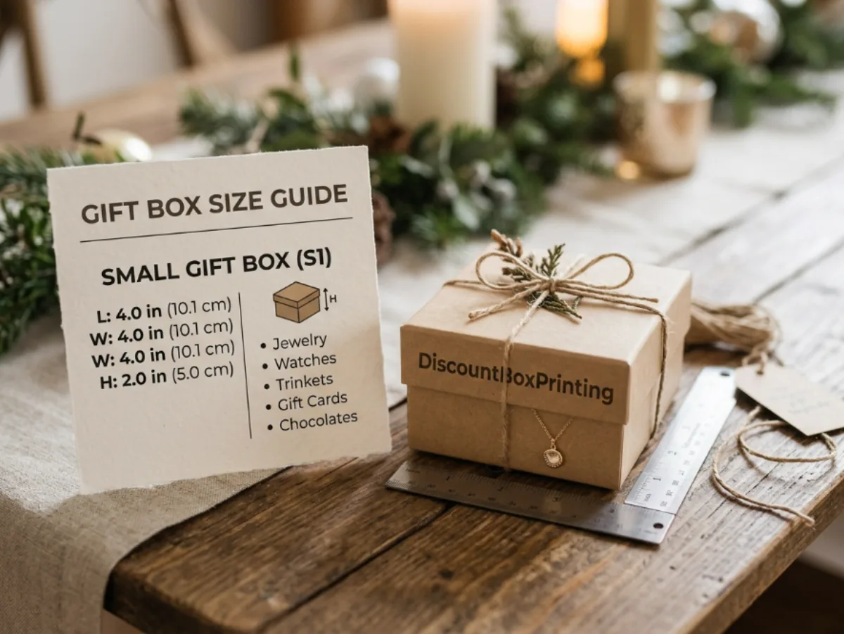 Gift Box Sizes Chart: Small, Medium, Large