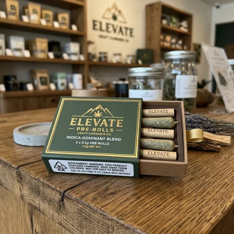 Custom branded pre roll packaging — packaging option