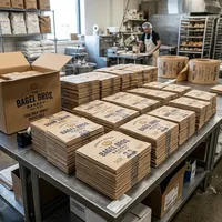 Bulk Custom Printed Bagel Wraps — view 2