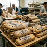 Bulk Custom Printed Bagel Wraps — view 3