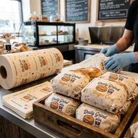 Bulk Custom Printed Bagel Wraps — view 1