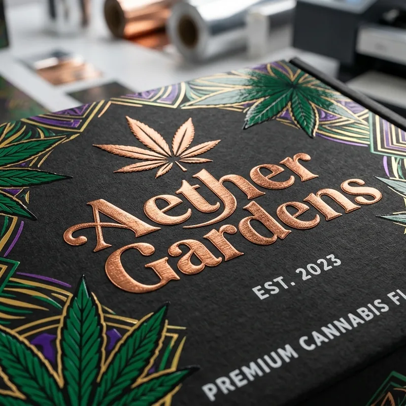 Custom cannabis box printing — packaging option