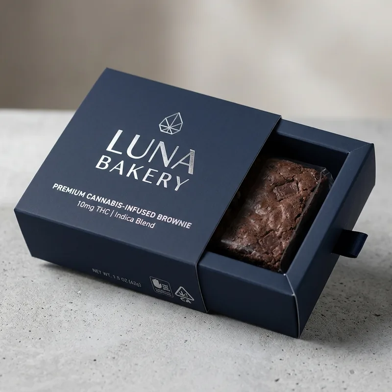 Custom cannabis edible packaging — packaging option