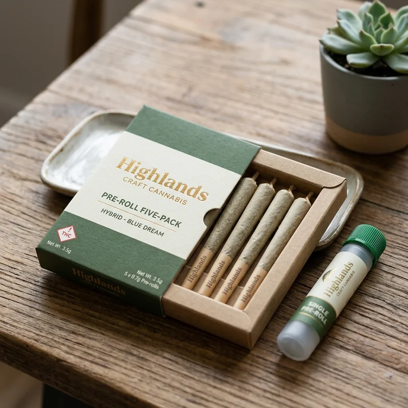 Custom cannabis pre roll packaging — packaging option