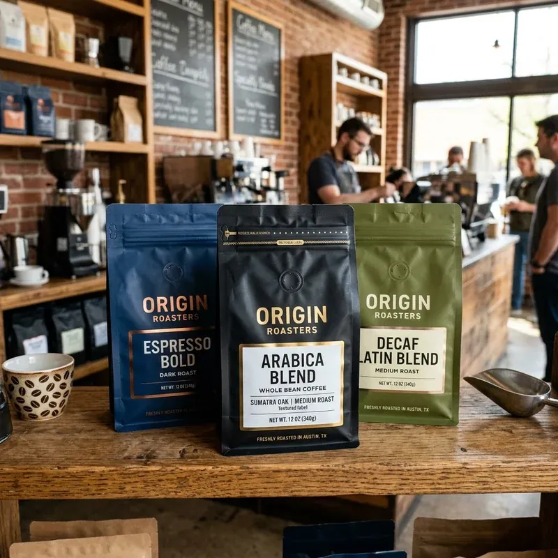 Custom coffee mylar bags — packaging option