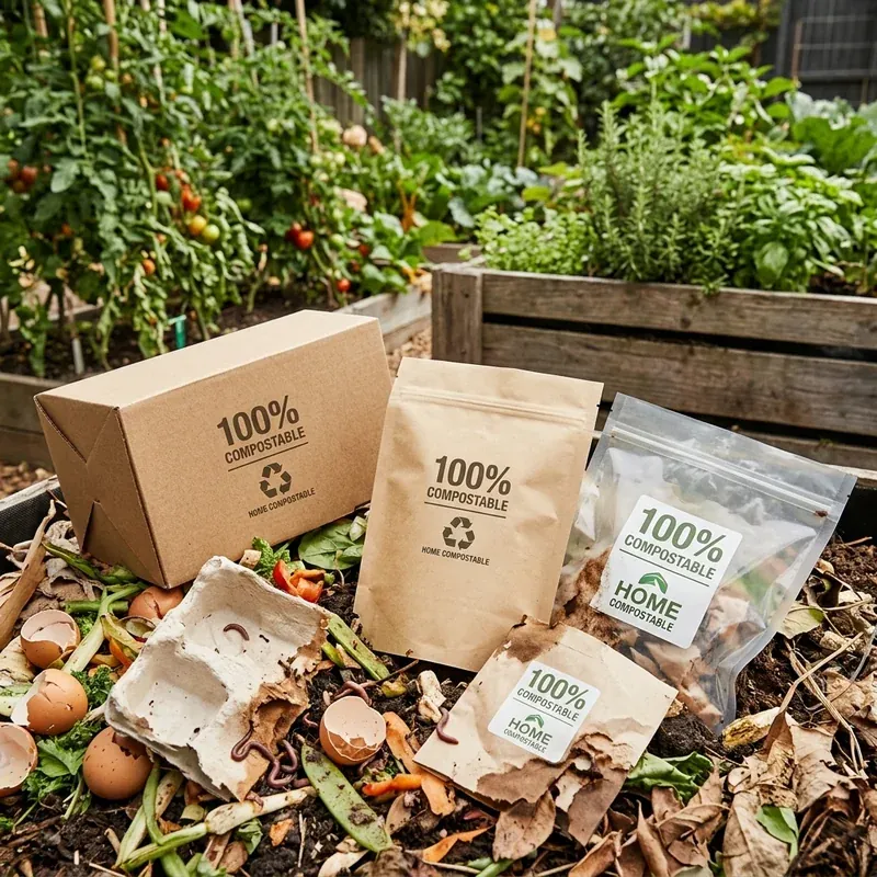 Custom compostable product packaging — packaging option