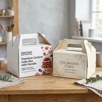 Custom Cake Boxes with Handle — view 2