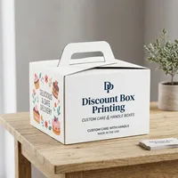 Custom Cake Boxes with Handle — view 3