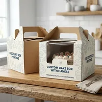Custom Cake Boxes with Handle — view 4