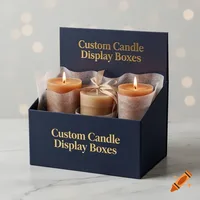 Custom Candle Display Boxes — view 1