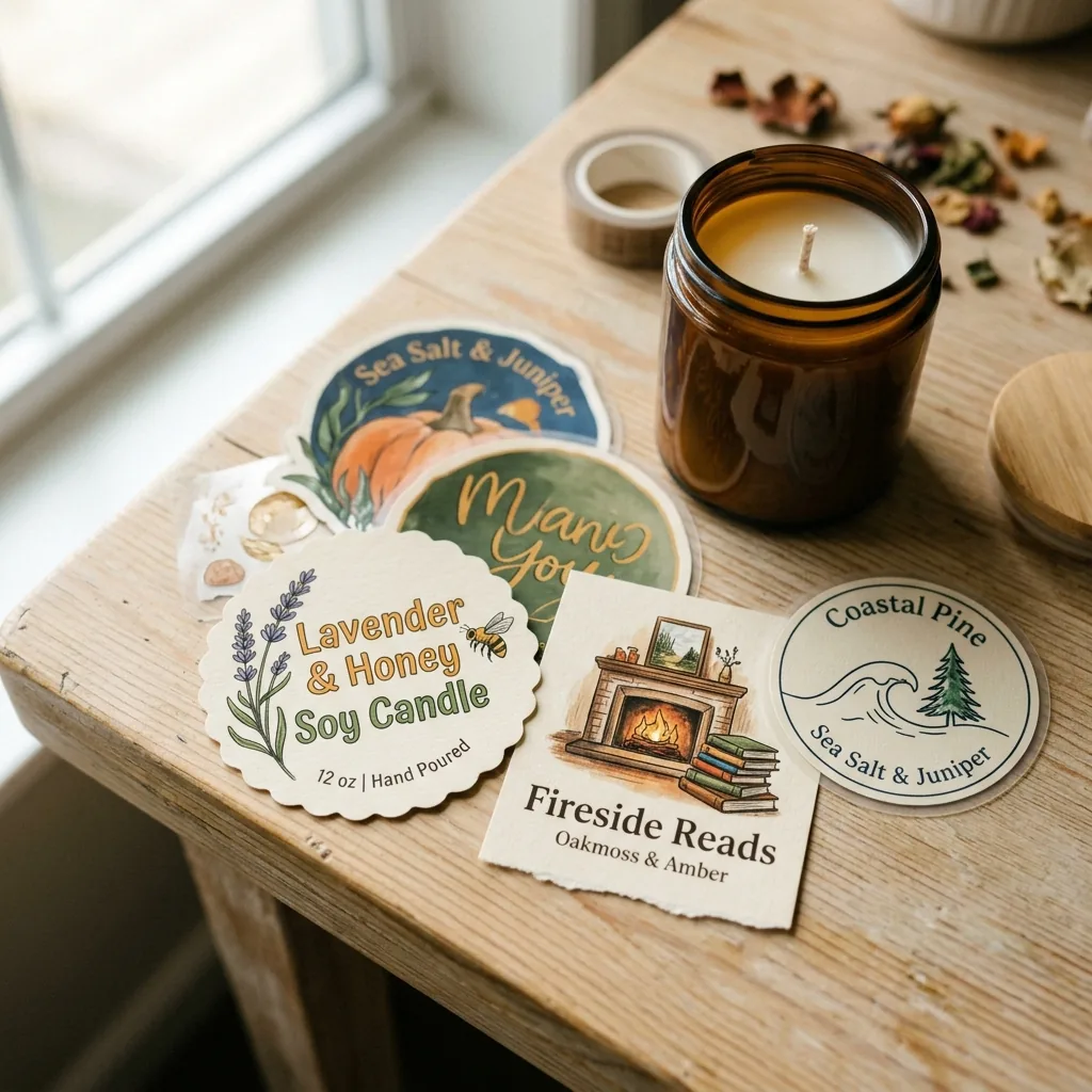 Custom Candle Labels — view 2