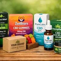 Custom CBD Tincture Boxes — view 1