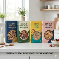 Custom Cereal Boxes with Window — view 2