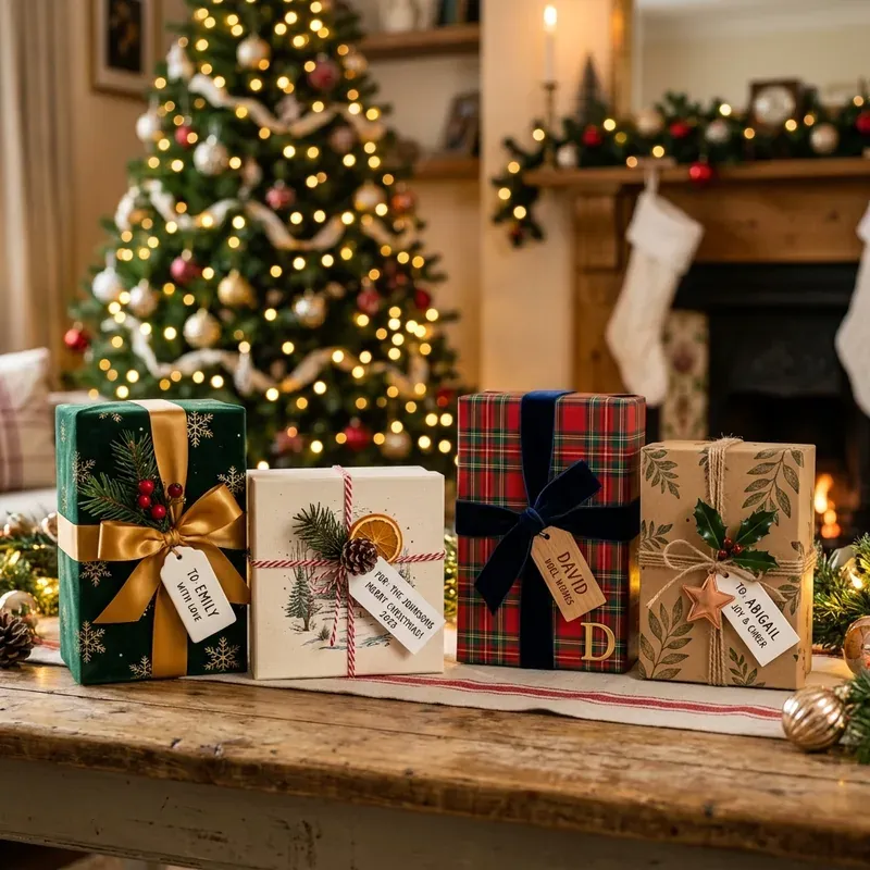 Custom christmas gift boxes wholesale — packaging option