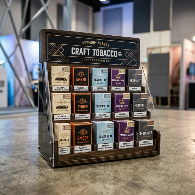Custom cigarette display boxes — packaging option