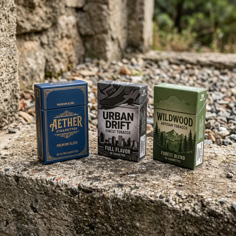 Custom cigarette packaging boxes — packaging option