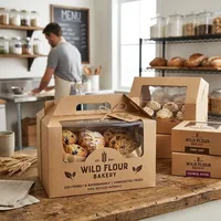 Eco-Friendly Kraft Custom Bakery Boxes — view 2