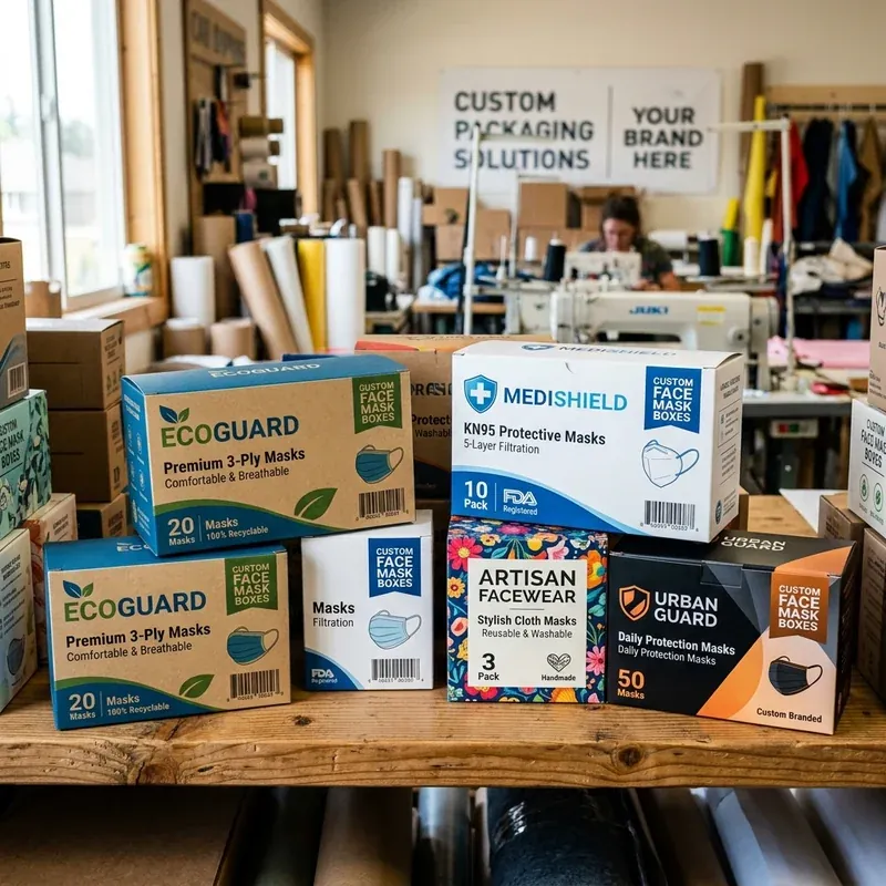 Custom face mask boxes — packaging option