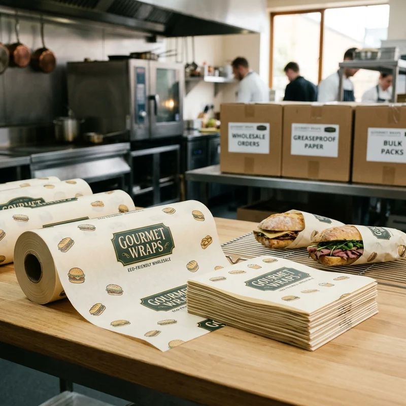 Custom greaseproof paper wholesale — packaging option