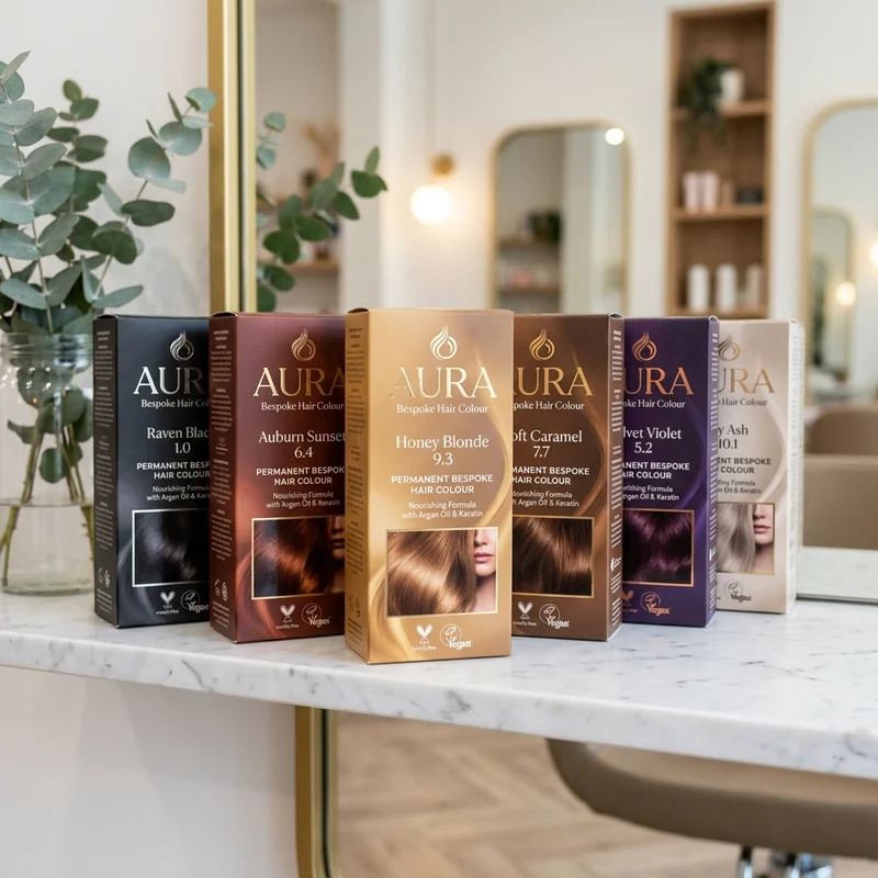 Custom hair colour boxes — packaging option