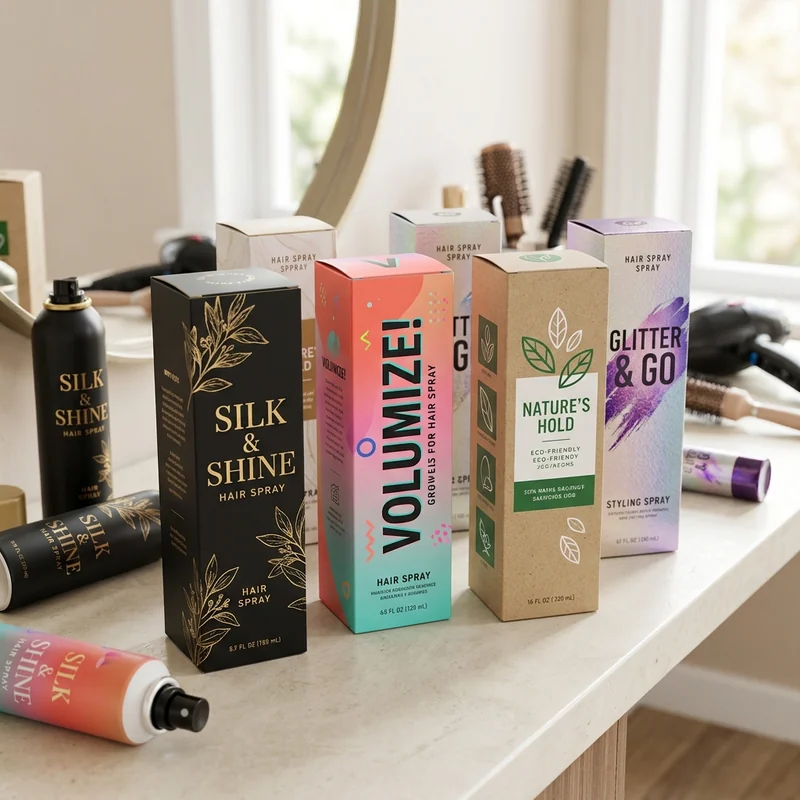 Custom hair spray boxes — packaging option