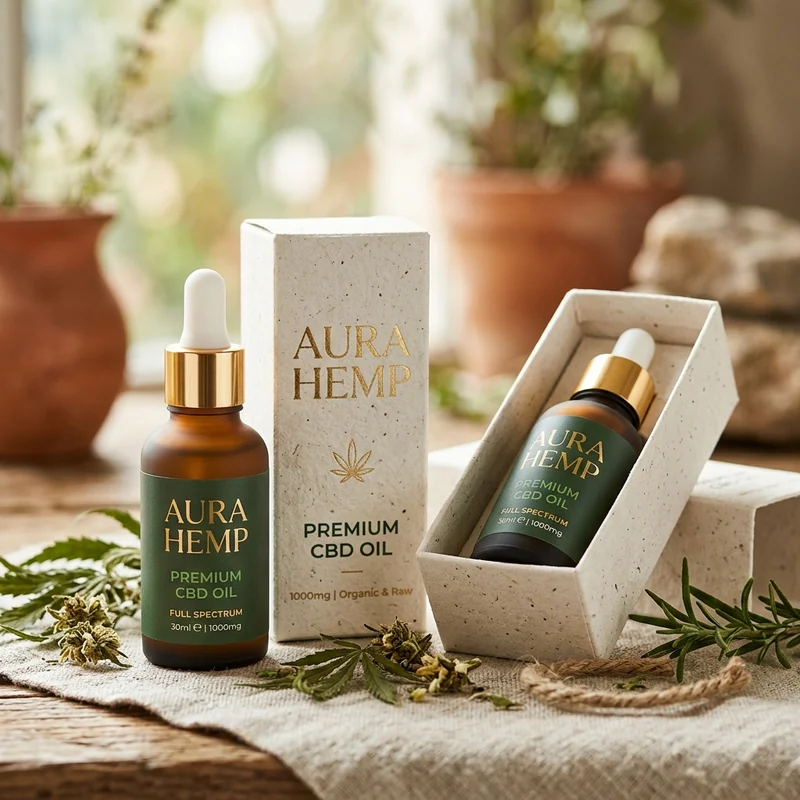 Custom hemp oil boxes — packaging option