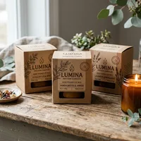 Custom Kraft Candle Boxes — view 1