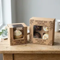Custom Kraft Cupcake Boxes — view 2