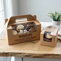Custom Kraft Cupcake Boxes — view 4