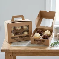 Custom Kraft Cupcake Boxes — view 1