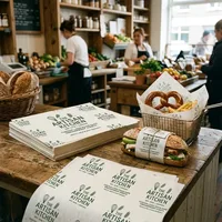 Custom Logo Food Safe Greaseproof Sheets — view 3