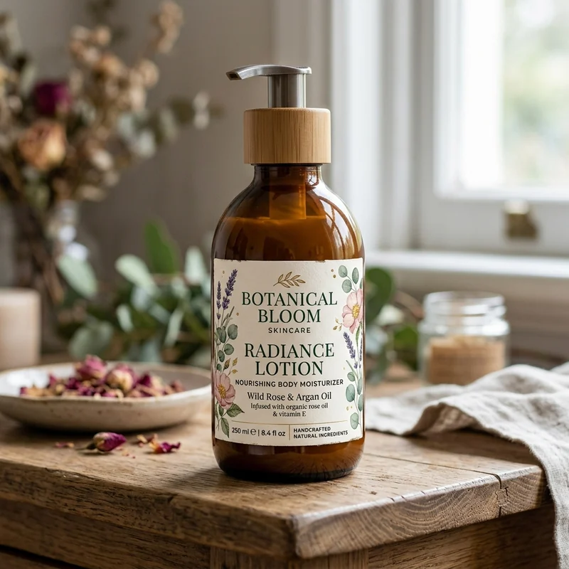 Custom bottle labels — packaging option