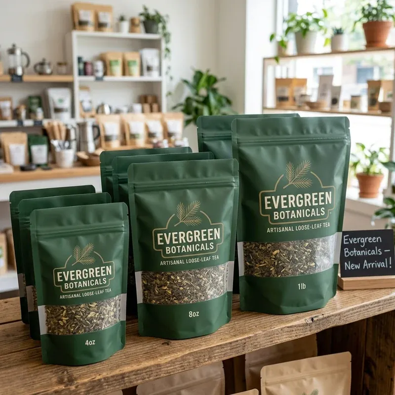 Custom mylar bags with logo — packaging option