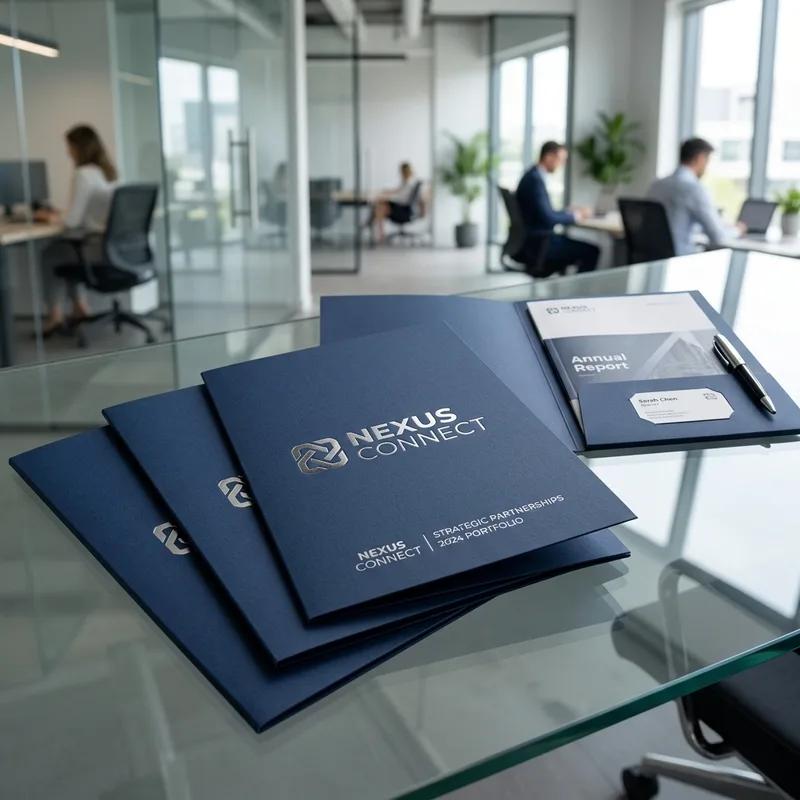 Custom presentation folders — packaging option