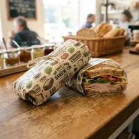 Custom Printed Sandwich Wrap Paper — view 2