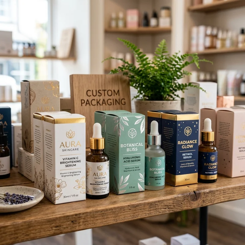 Custom serum boxes — packaging option
