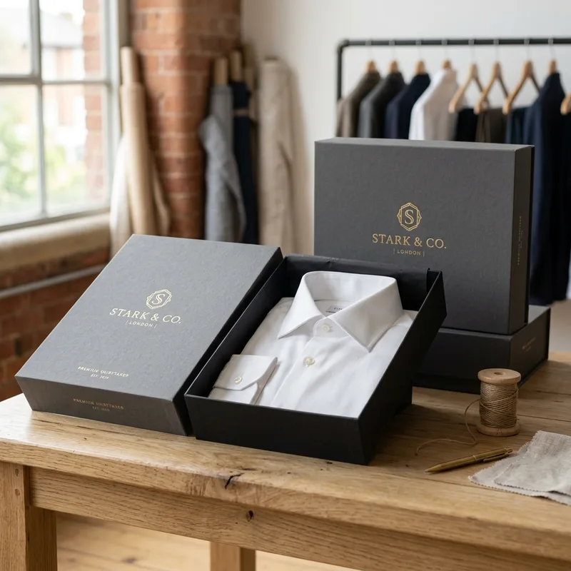 Custom shirt boxes wholesale — packaging option