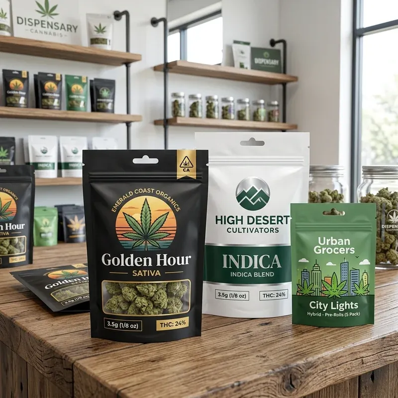 Custom weed bags — packaging option