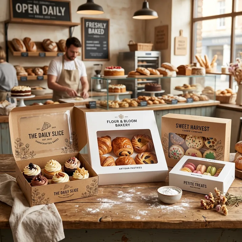Custom window bakery boxes — packaging option