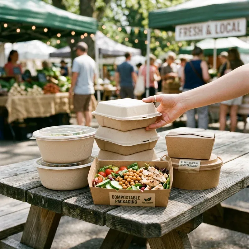 Custom eco friendly food boxes — packaging option