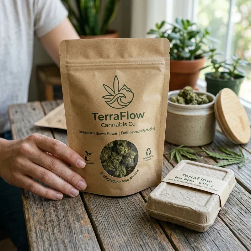 Custom eco friendly marijuana packaging — packaging option