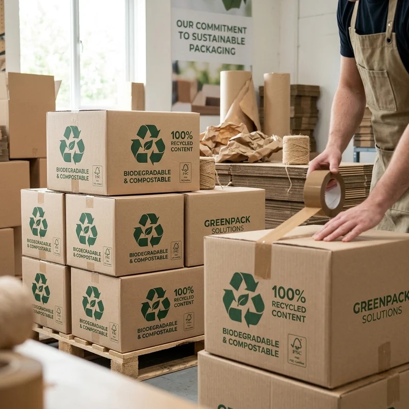 Custom eco-friendly shipping boxes — packaging option