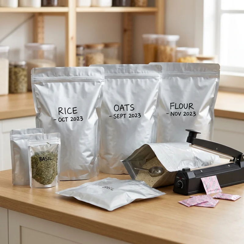 Custom food grade mylar bags — packaging option