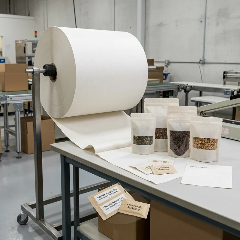 Custom heat seal packaging paper — packaging option