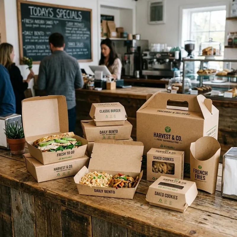 Custom kraft food packaging boxes — packaging option