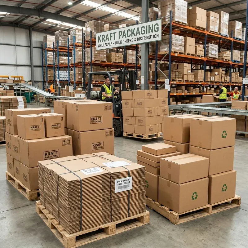 Custom kraft packaging boxes wholesale — packaging option