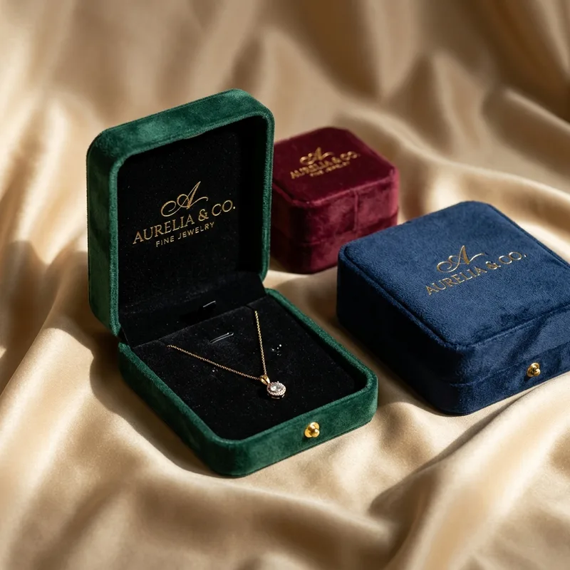 Custom luxury jewelry boxes wholesale — packaging option