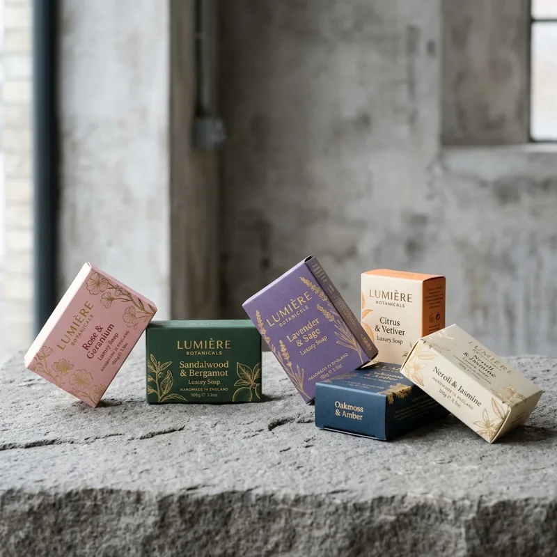 Custom luxury soap packaging — packaging option