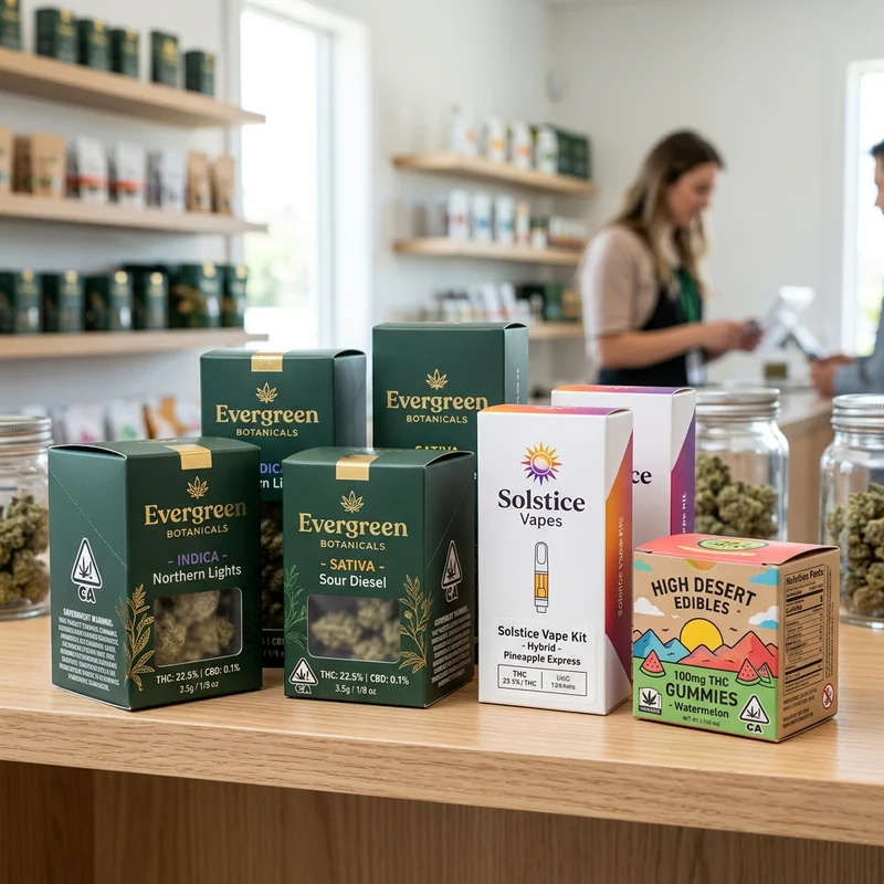 Custom marijuana packaging boxes — packaging option