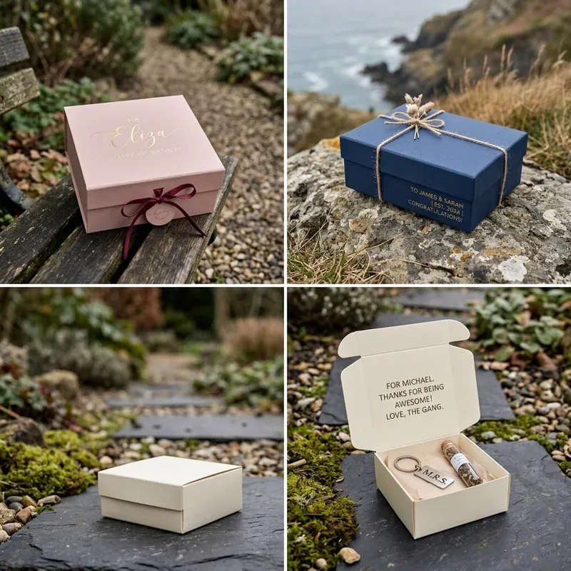 Custom personalized gift boxes — packaging option